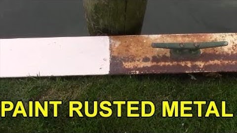 Rusted Metal Paint Prep - Lasts the Longest - Not Expensive