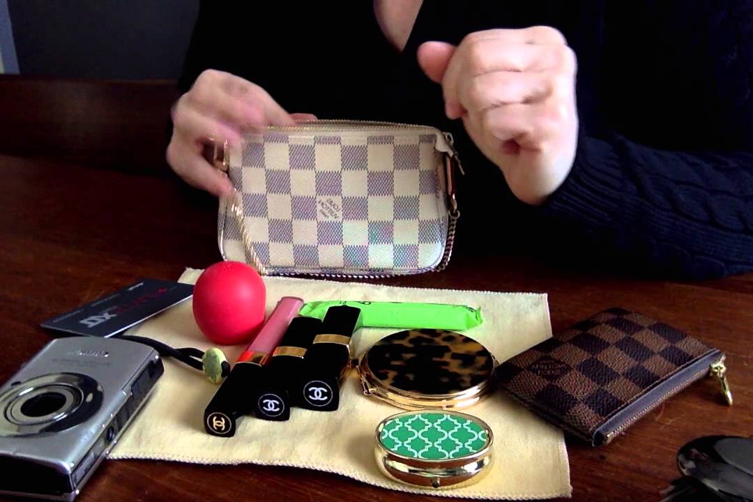 What fits in the Louis Vuitton Mini Pochette (Requested) 