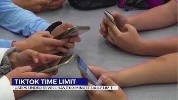 TikTok sets new default time limits for minors