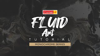 Fluid Art Tutorial | Monochrome Series