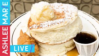 How to make Homemade Fluffy Japanese Soufflé Pancakes - LIVE