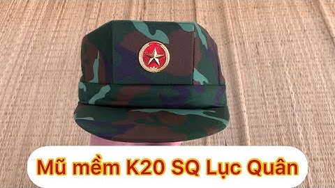 Mũ mềm K20 sĩ quan Lục Quân chuẩn zin. 😊