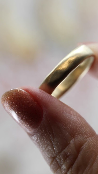 5mm #organic #brushed #weddingband