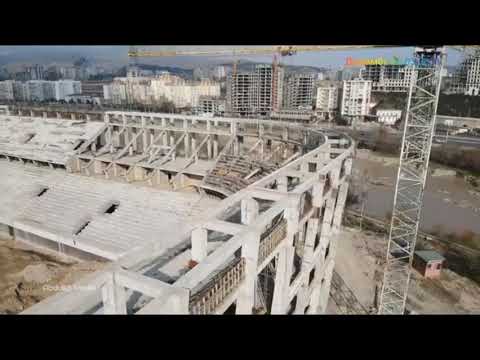 ДУШАНБЕ-Футбольный стадион на 30 тыс мест 05.03.2021.