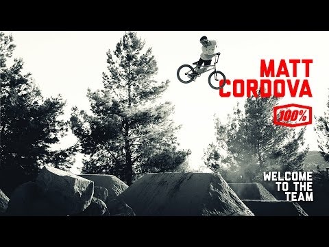 100% Welcomes Matt Cordova - Pro BMX rider