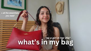 What's in my bag *as a girl in her 20's* ♡ (+ everyday essentials)