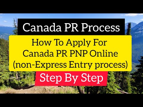 Canada PR PNP|How To Apply For Canada PR Online (PNP)