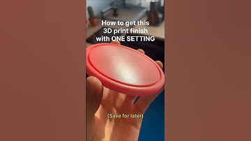 💡How to get smooth top finish through a simple setting! Subscribe for weekly 3D printing hacks!