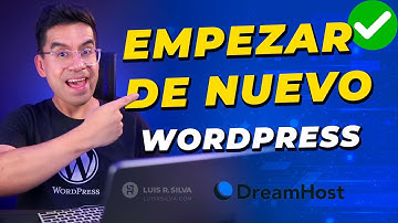 Cómo reiniciar WordPress 😎 Resetear ⬆ Cambiar Plantilla ✅ Empezar de cero WordPress