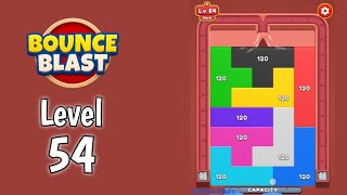 Bounce Blast Level 54 Gameplay Solution