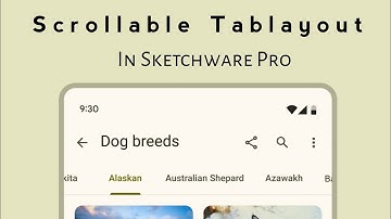 Material Scrollable tablayout in Sketchware Pro | #sketchpro #sketchwarepro
