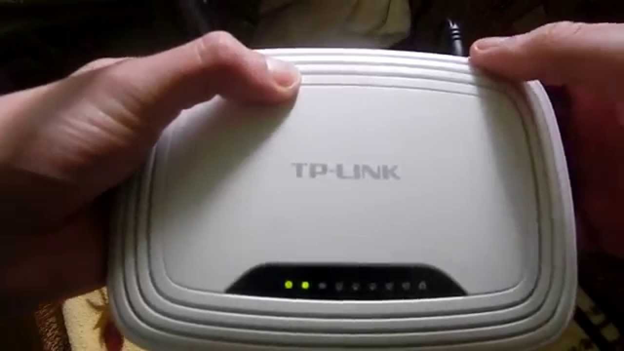 ⁣Как сбросить настройки роутера TP Link WR 740.How do I reset the router TP Link WR 740.