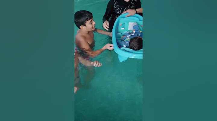 شوفوا يونس في المسبح 😮😮 يوميات حمدي ووفاء