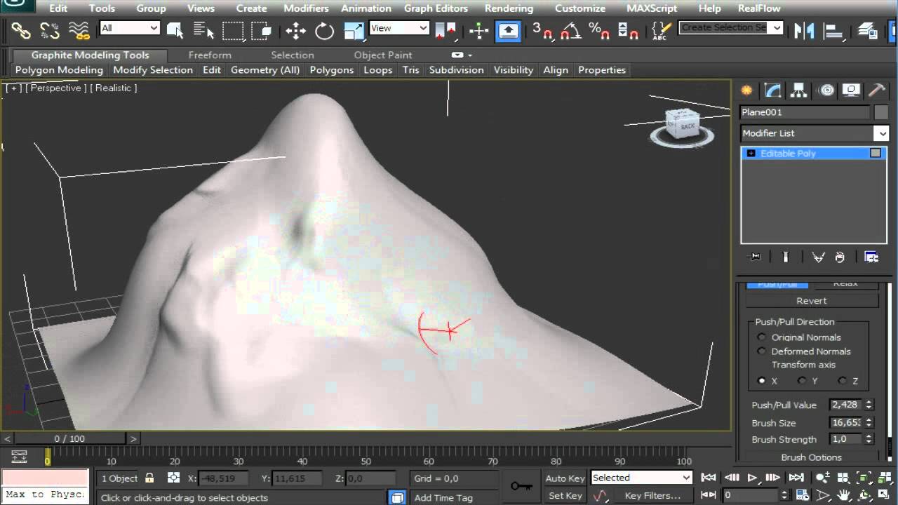 fast mountain create in 3ds max demonstration - YouTube