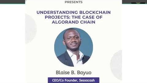 Webinar Session on Algorand Chain