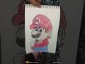 "Super Mario drawing 🍄🎨! #drawing #art #mario