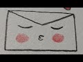 How To Draw Letter Of Love تعلم رسم رسالة الحب 