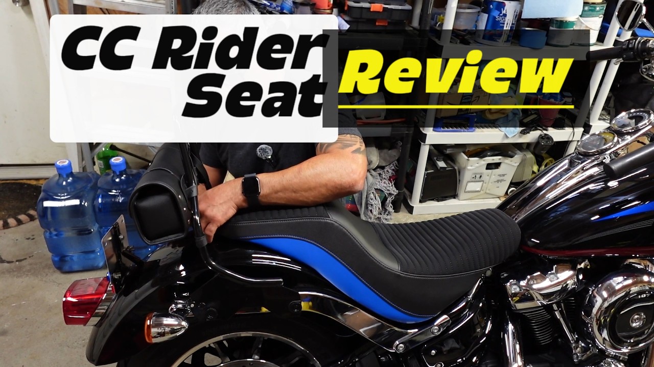 CC Rider Seat Review for Harley Davidson - YouTube