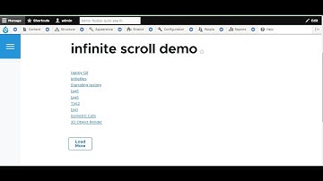 Infinite scroll in Drupal views Drupal 9, Drupal 10 | D4Drupal