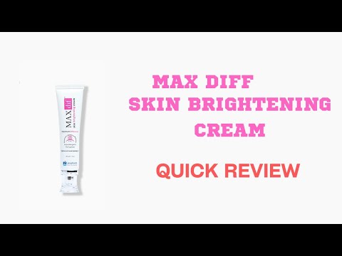 Skin lightening max diff/ max diff skin brightening cream/hyperpigmentation#beauty #jenpharm #review