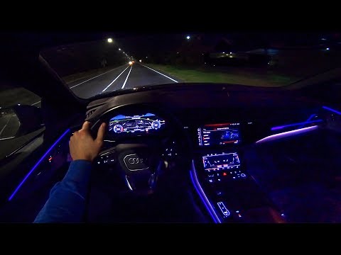 2019 AUDI Q8 S-Line Quattro NIGHT POV Drive AMBIENT LIGHTING by AutoTopNL