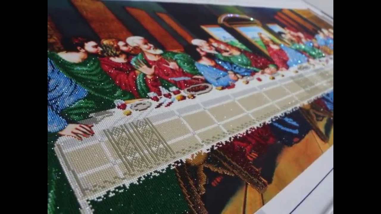 Vintage Remix Last Supper #D Diamond Art Video - YouTube