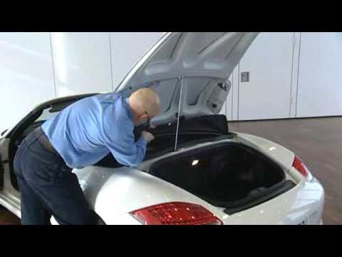 Porsche Boxster Spyder Soft Top Operation Porsche Boxster Spyder Soft Top Operation