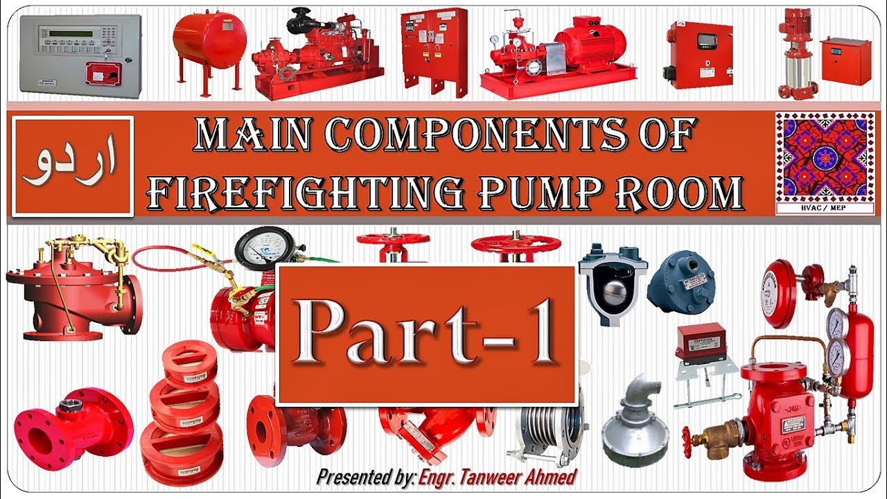 Main Components Of Firefighting Pump Room Part 1 In Urdu Hindi