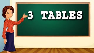 3 Tables | 3 Tables Multiplication| KIDZEETV