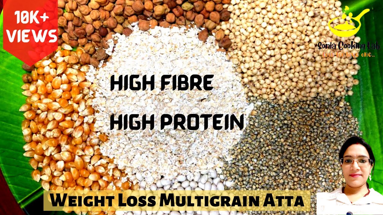 Multigrain Atta How to make multigrain atta at home weight loss
