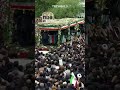 Funeral procession held for irans president raisi in tabriz