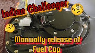 Indian Challenger how to manually release Fuel Cap by JDubbs Garage 897 views 5 months ago 1 minute, 49 seconds