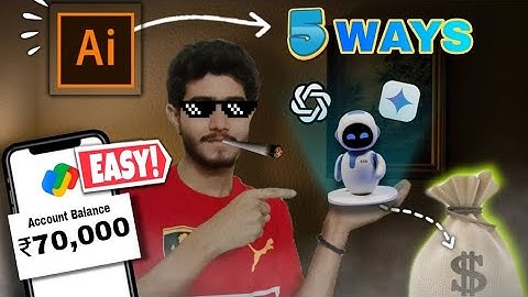 5 Easy AI Methods to Earn Money Online | AI Ideas to Make Money in 2025