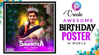 PicsArt Tutorial : Birthday Banner CDP photo editing tutorial | Samantha cdp editing in picsart app screenshot 5