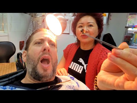 $10 EAR CLEANING ?NYC Chinatown ?? (Unintentional ASMR)