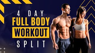 Discover the TOP 4 Day Workout Split for Lean Muscle Gains