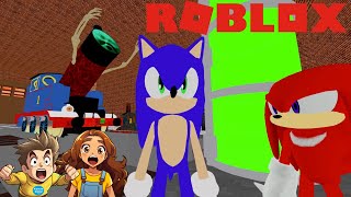 ROBLOX SONIC & KNUCKLES RESCUE SHED 17 โธมัส ! || การเล่นเกม Roblox || โคนัส2002