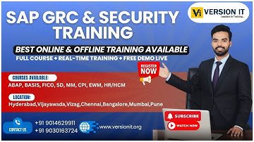 Day - 3 | SAP GRC & Security Training | Online & Offline Classes | Complete Course For Beginners