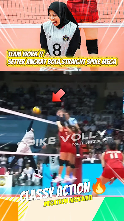 Classy action ‼️ straight spike megawati pertiwi 🔥 #volleyball #bolavoli