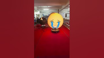 Spherical LED Display With Base#sphere #screen #display #creative