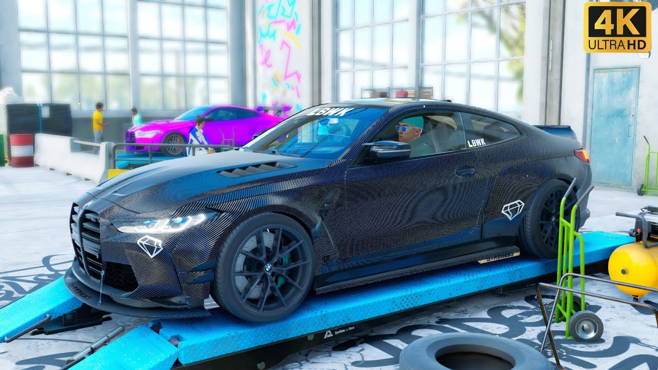 Carbon fiber bmw M4 - the crew motorfest gameplay 