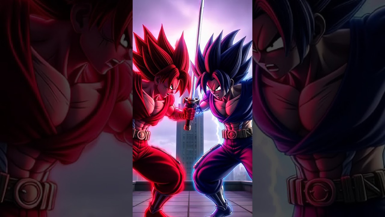 Thunderstorm Skyscraper Rivals Fight – Ultimate Anime Clash (AI)