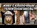 Живу с кнопочным телефоном МЕСЯЦ // EVA AVSEEVA