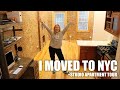 I MOVED TO NEW YORK CITY | Empty Manhattan Studio Loft Tour (with a Backyard?!)