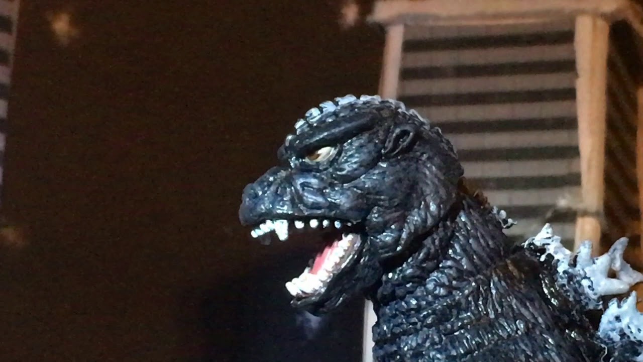 Custom Neca Godzilla 1984 Stop Motion Test - YouTube