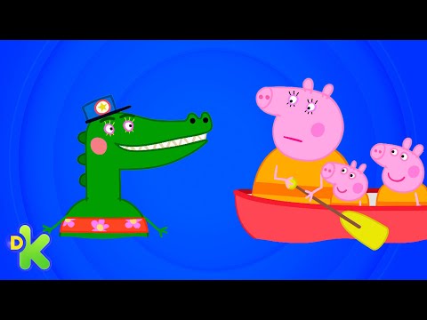 Peppa y su familia dan un paseo en canoa | Peppa Pig | Discovery Kids