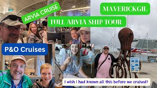 Arvia P&O Cruise Ship Full Tour the UK's largest cruise ship, deck by deck
