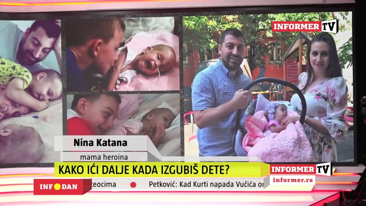 INFO JUTRO - Potresna priča Nine Katane, mame heroine, rasplakala je sve u studiju Informera