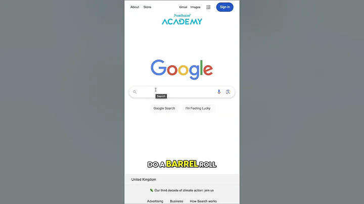 Google's Secret Barrel Roll Trick!