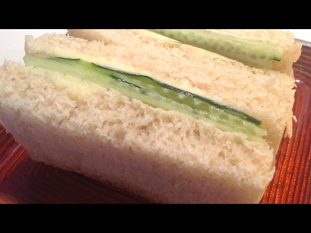 Sandwich de pepino - YouTube